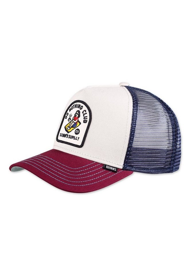 Djinns Trucker Cap Djinns Trucker Cap HFT DNC NEW 1.3 Offwhite Wine Beige Mehrfarbig von Djinns