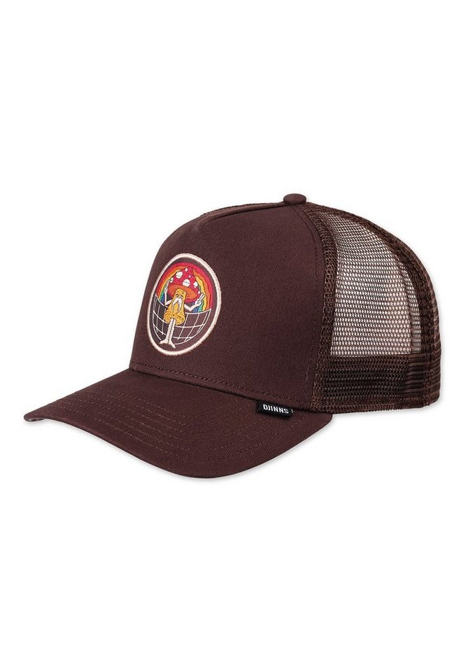 Djinns Trucker Cap Djinns Trucker Cap HFT PEACE & HARMONY Brown Dunkelbraun von Djinns