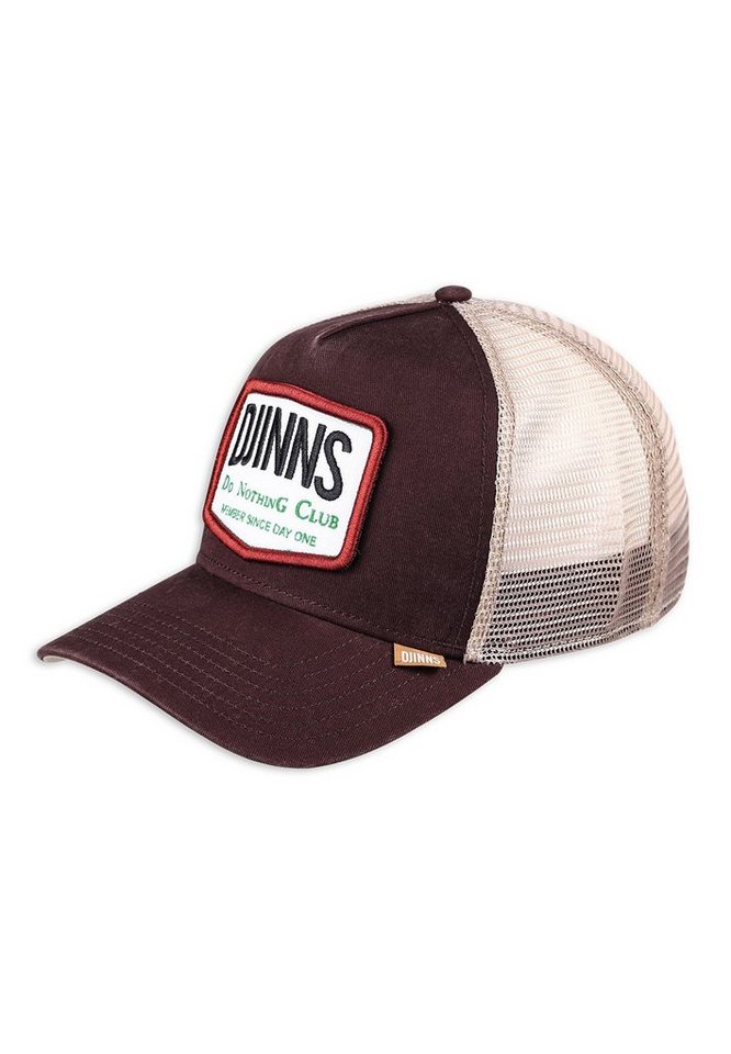 Djinns Trucker Cap Djinns Trucker Cap NOTHING CLUB #2 HEATDYE Dark Brown von Djinns