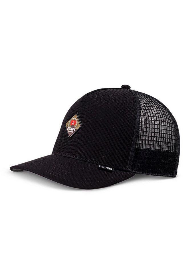 Djinns Trucker Cap Djinns Trucker Cap New HFT Waffle Mountain Black Schwarz von Djinns