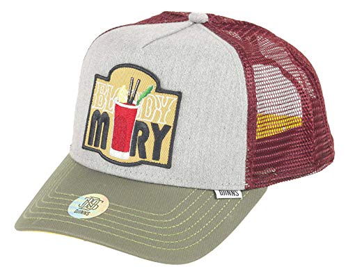 Djinns Trucker Cap Food Bloody Mary Yellow/Wine, Size:ONE Size von Djinns