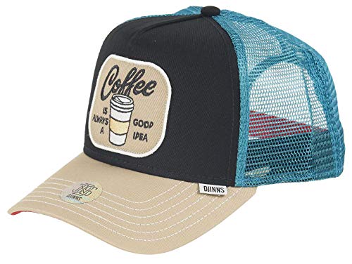 Djinns Trucker Cap Food Coffee Black/Red, Size:ONE Size von Djinns