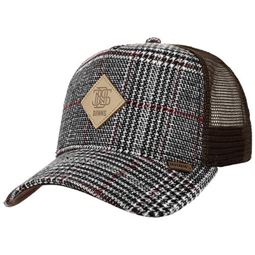 Djinns Trucker Cap HFT Check Tweed Coffee Mehrfarbig Braun, Size:OneSize von Djinns