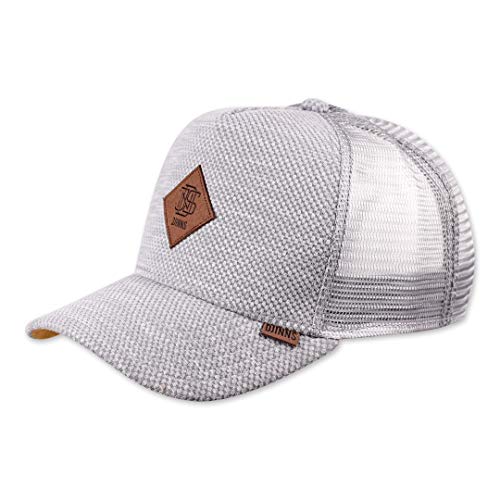 Djinns Trucker Cap HFT Melange Pique Grey Grau, Size:OneSize von Djinns