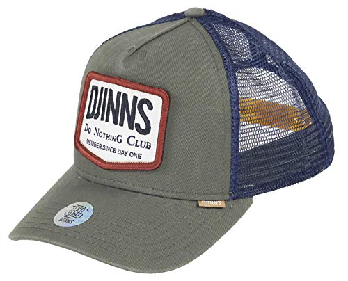 Djinns Trucker Cap Nothing Club #2 HEATDYE Olive, Size:ONE Size von Djinns