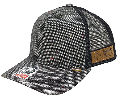 Djinns Trucker Cap - Spotted Tweed 2013 - Black Größentabelle One-Size-fitts-All von Djinns