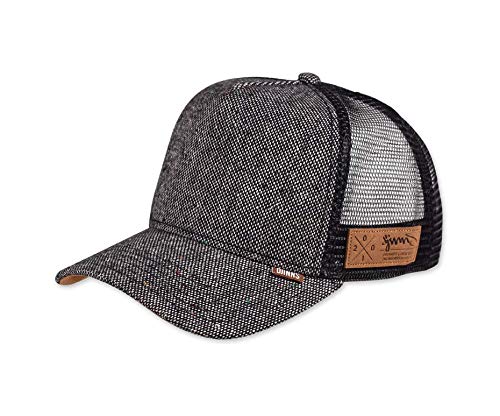 Djinns - Trucker Cap - Spotted Tweed 2013 - Black - One-Size von Djinns