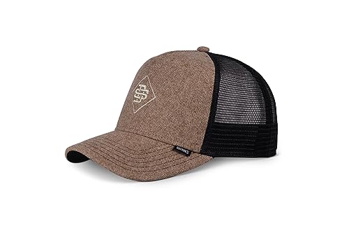 Djinns Tweedloop Beige HFT Trucker Cap - One-Size Djinns Tweedloop Beige HFT Trucker Cap - One-Size von Djinns