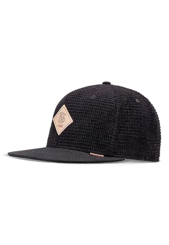 Djinns - Waffle Cord (black) - Snapback Cap Baseballcap Hat Kappe Mütze Caps von Djinns