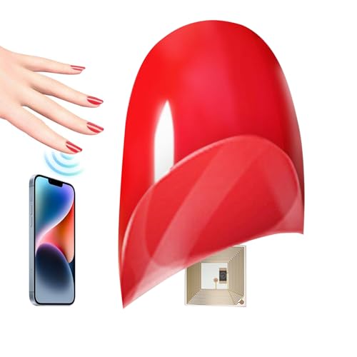 Djowyh Intelligenter Nagelaufkleber, Intelligentes Nageldesign, Flexible Weiche Chips Für Frauen Maniküre Deko Für Männer Und Frauen von Djowyh