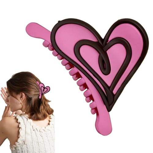 Djowyh Krallenclip für Frauen, süße Haarspangen - Fester Pferdeschwanzhalter für Damen | Haarstyling-Werkzeug in leuchtenden Farben für Sport, Verabredungen, Ausgehen, den täglichen Gebrauch, Partys Djowyh Krallenclip für Frauen, süße Haarspangen - Fester Pferdeschwanzhalter für Damen | Haarstyling-Werkzeug in leuchtenden Farben für Sport, Verabredungen, Ausgehen, den täglichen Gebrauch, Partys von Djowyh