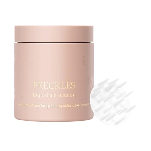 Djowyh Künstliche Sommersprossen,Stift Für Gesichtspunkte - Wasserfester Sommersprossen-Stempel Liquid Air Cushion Langanhaltendes Beauty Tool für Frauen Mädchen Tägliches Make-up von Djowyh