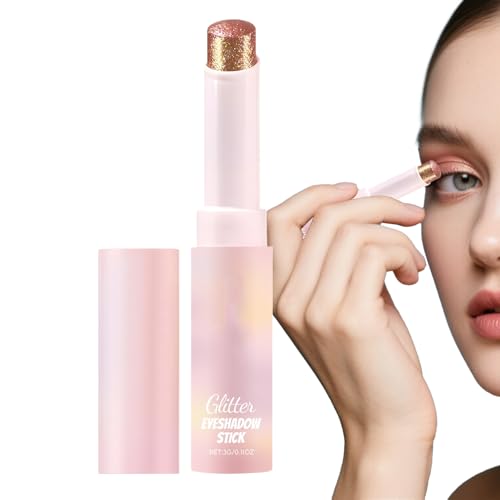 Djowyh Make-up Lidschatten Glitzer Stift | Schimmer Glanz Eyeliner Aufheller | Sanft Auftragende Kosmetik Für Unterwegs von Djowyh