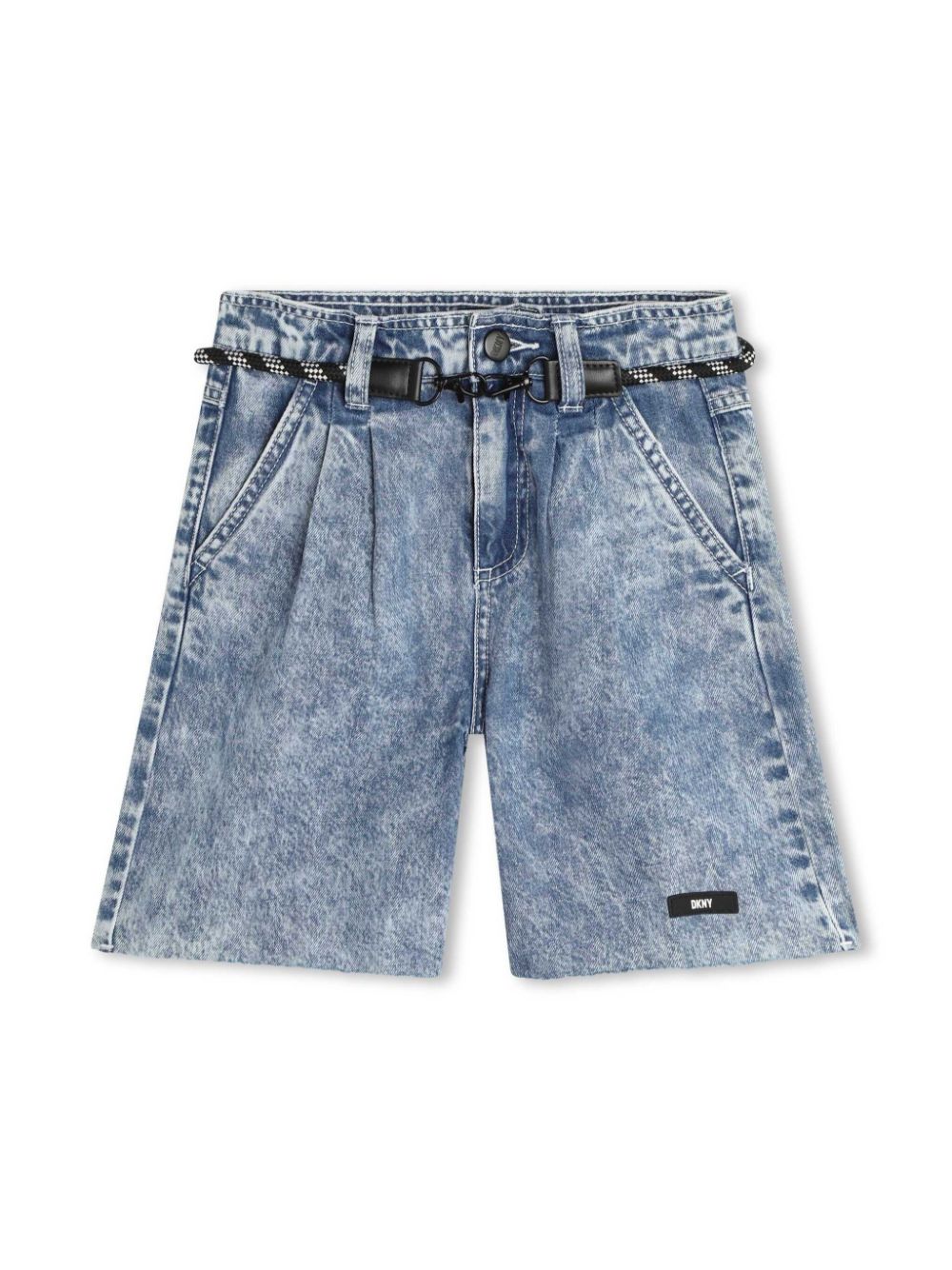 Dkny Kids Jeans-Shorts mit Acid-Wash-Effekt - Blau von Dkny Kids