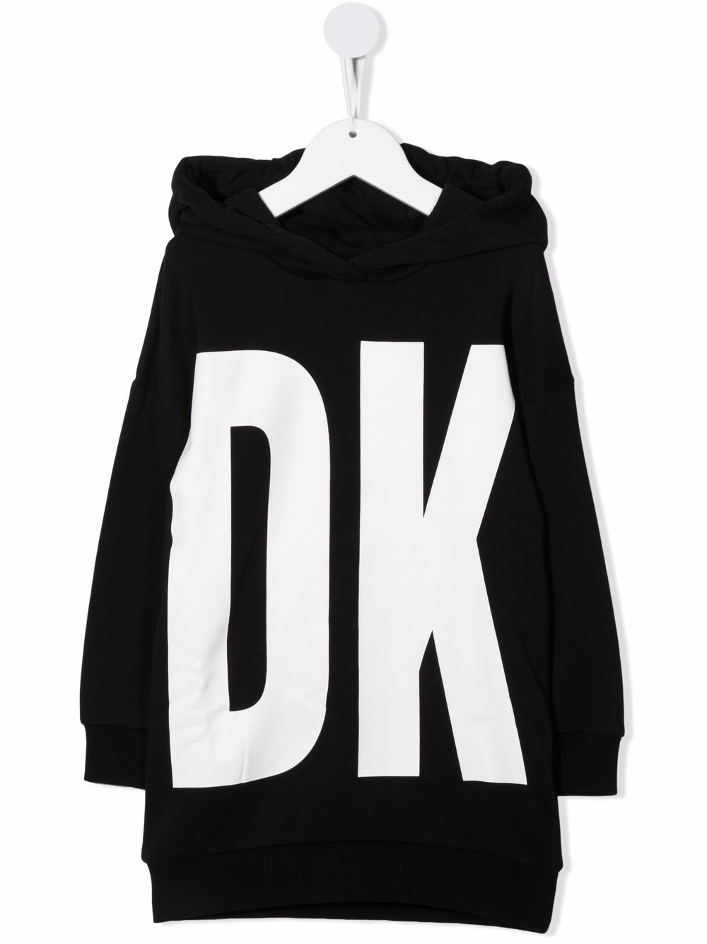 Dkny Kids Pulloverkleid mit Kapuze - Schwarz von Dkny Kids