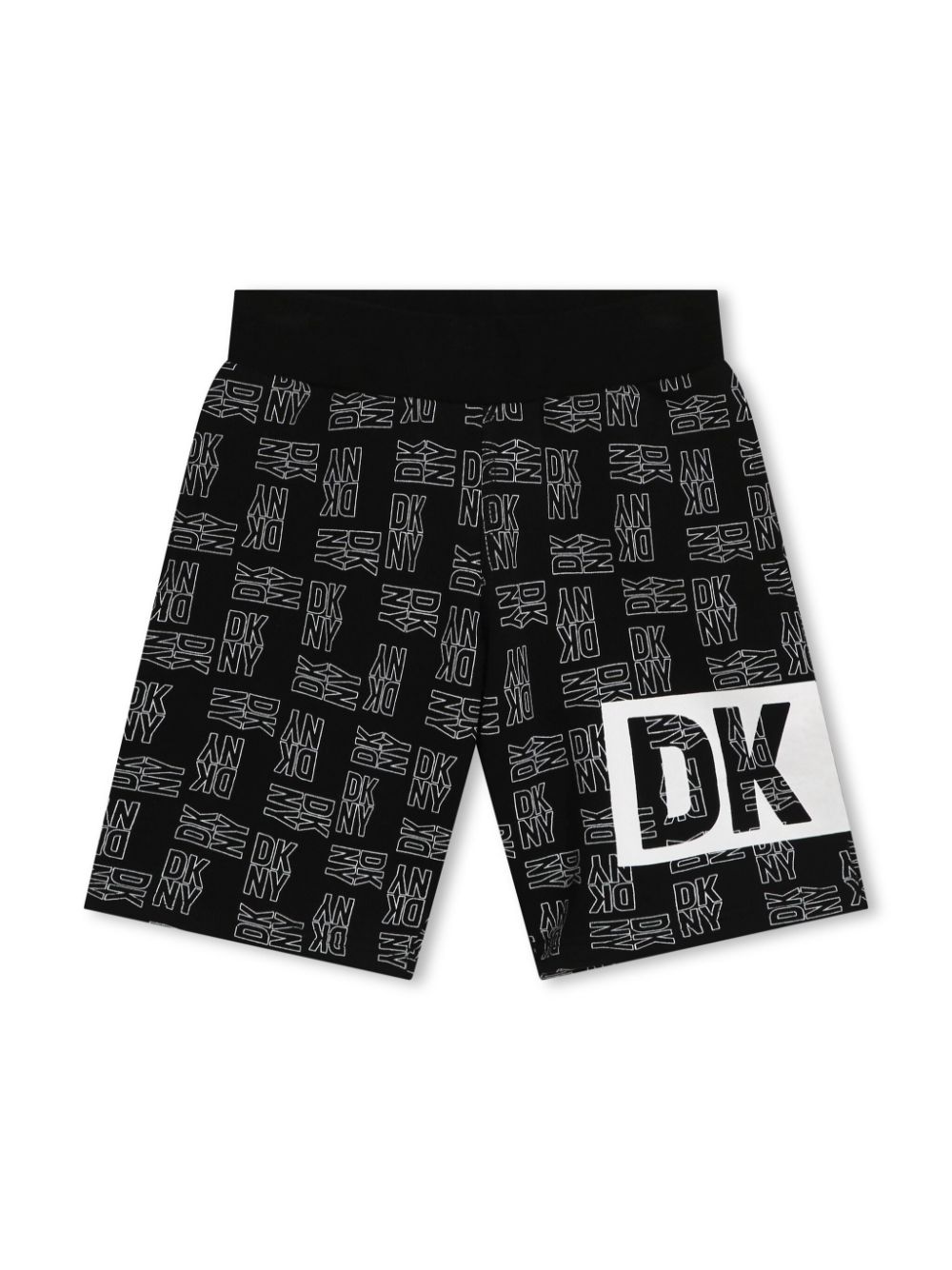 Dkny Kids Shorts mit Logo-Print - Schwarz von Dkny Kids