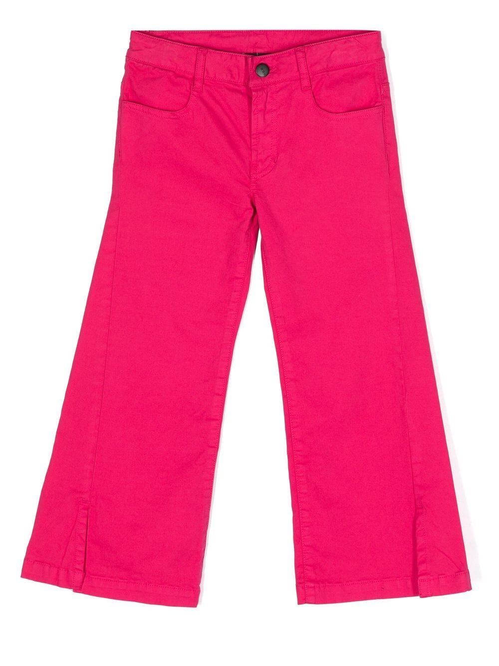 Dkny Kids Weite Hose mit Logo-Patch - Rosa von Dkny Kids