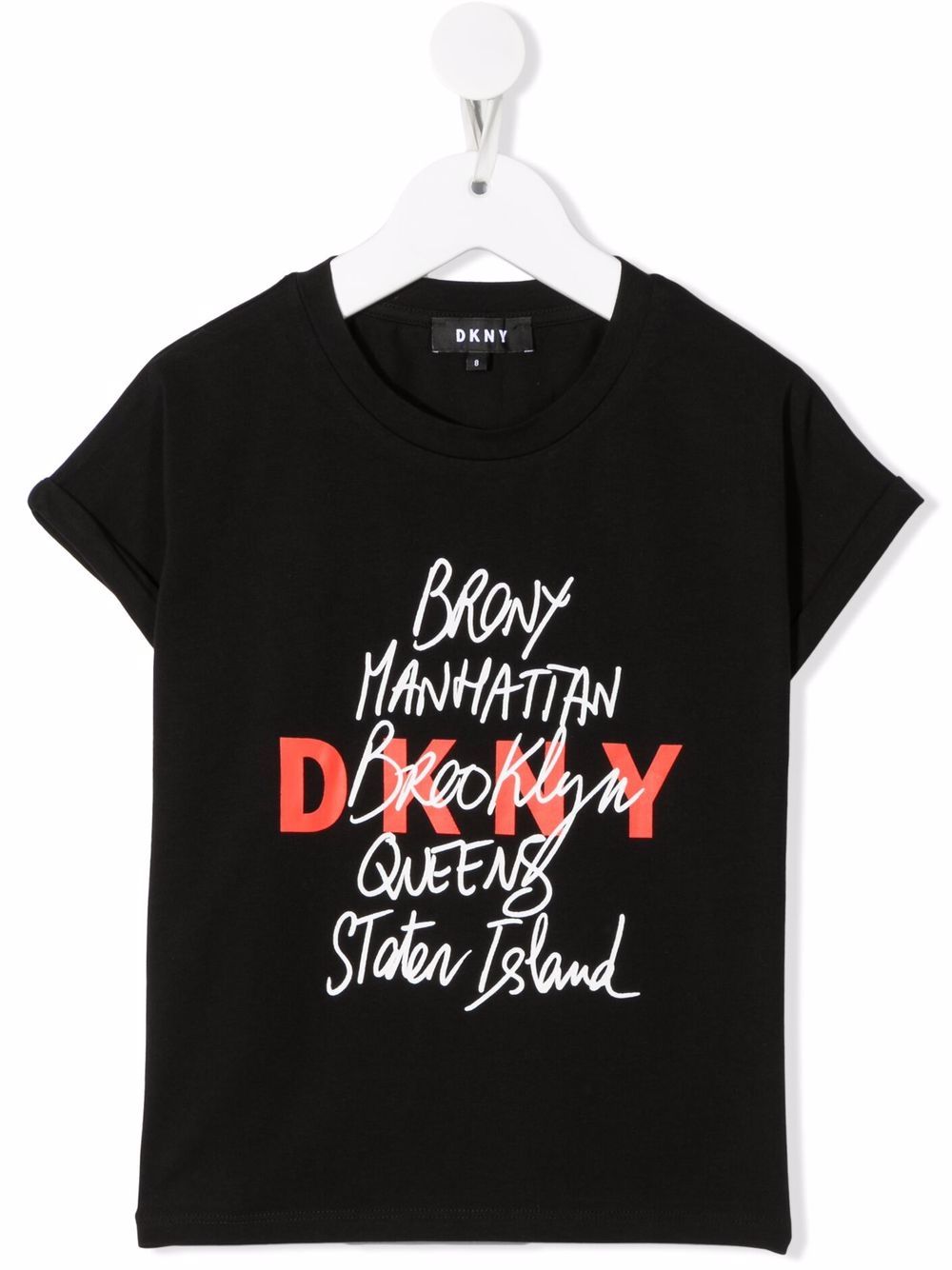 Dkny Kids T-Shirt mit Logo-Print - Schwarz von Dkny Kids