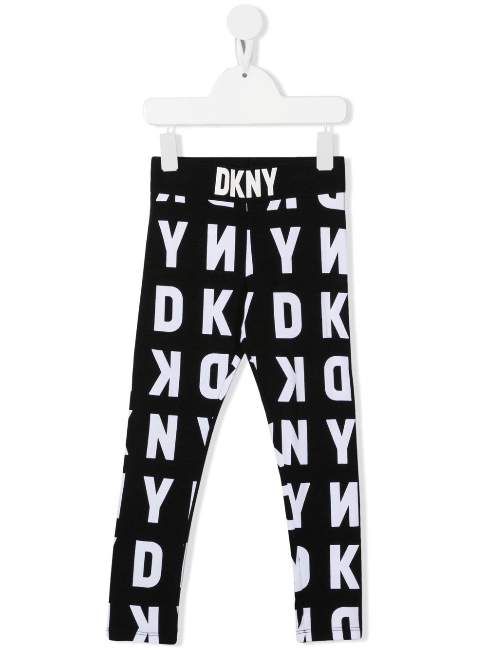 Dkny Kids Leggings mit Logo-Print - Schwarz von Dkny Kids