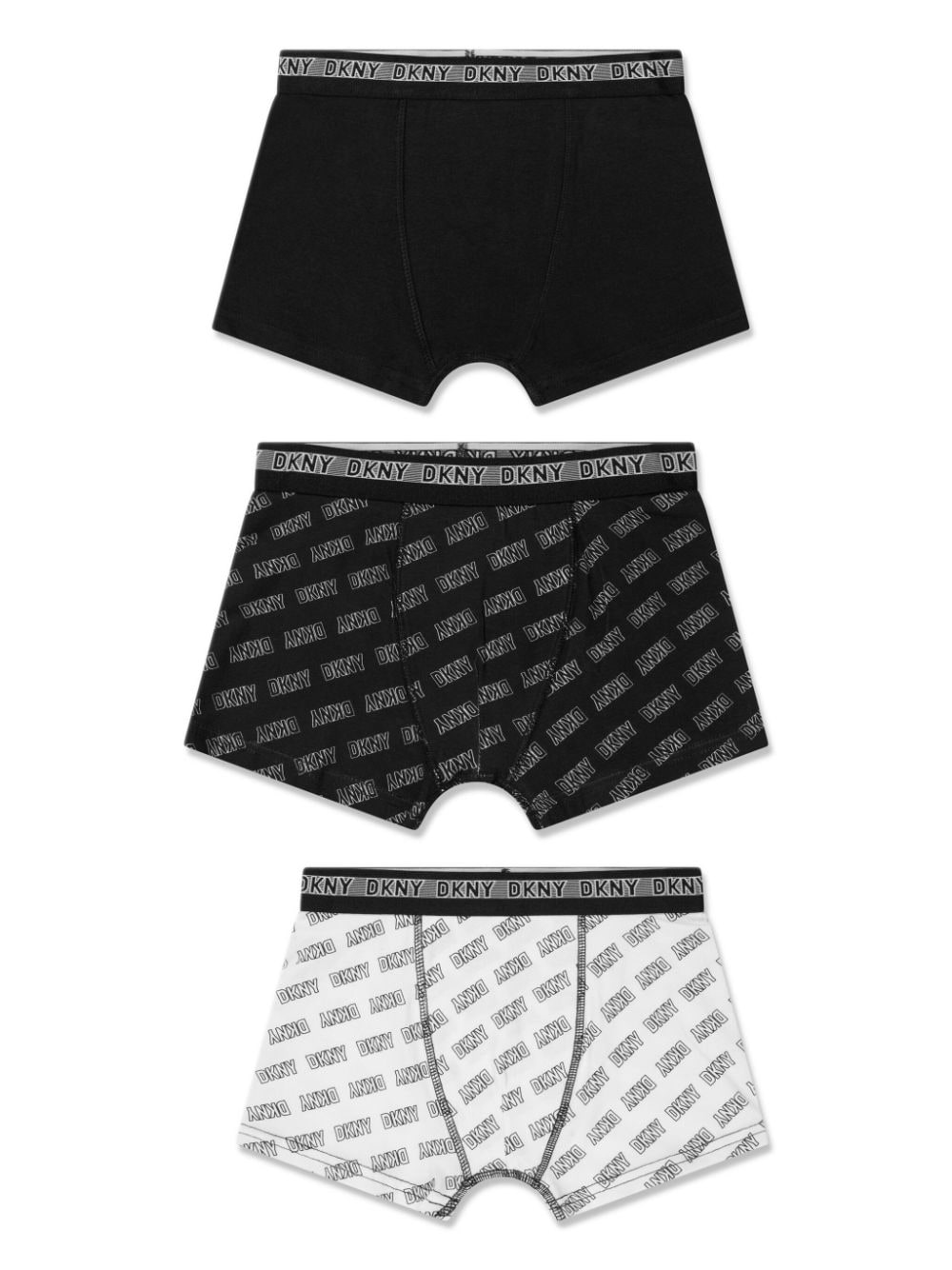 Dkny Kids Boxershorts mit Logo, 2er-Set - Schwarz von Dkny Kids