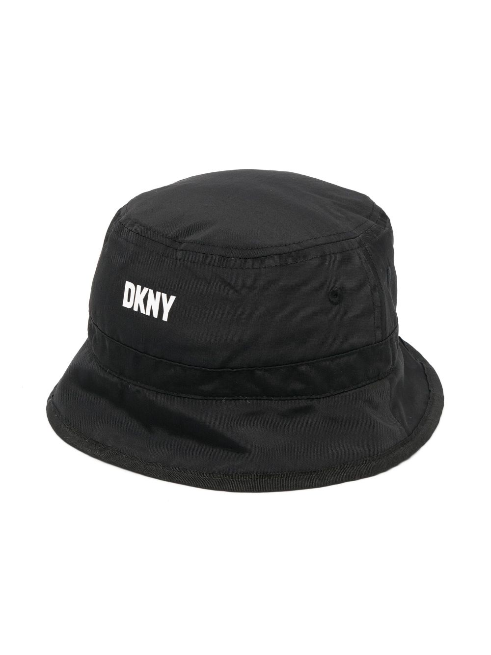 Dkny Kids Wendbarer Fischerhut mit Logo-Print - Schwarz von Dkny Kids