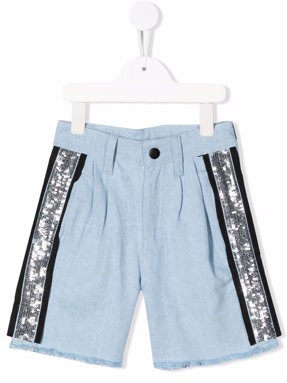 Dkny Kids TEEN Jeans-Shorts mit Paillettenstreifen - Blau von Dkny Kids