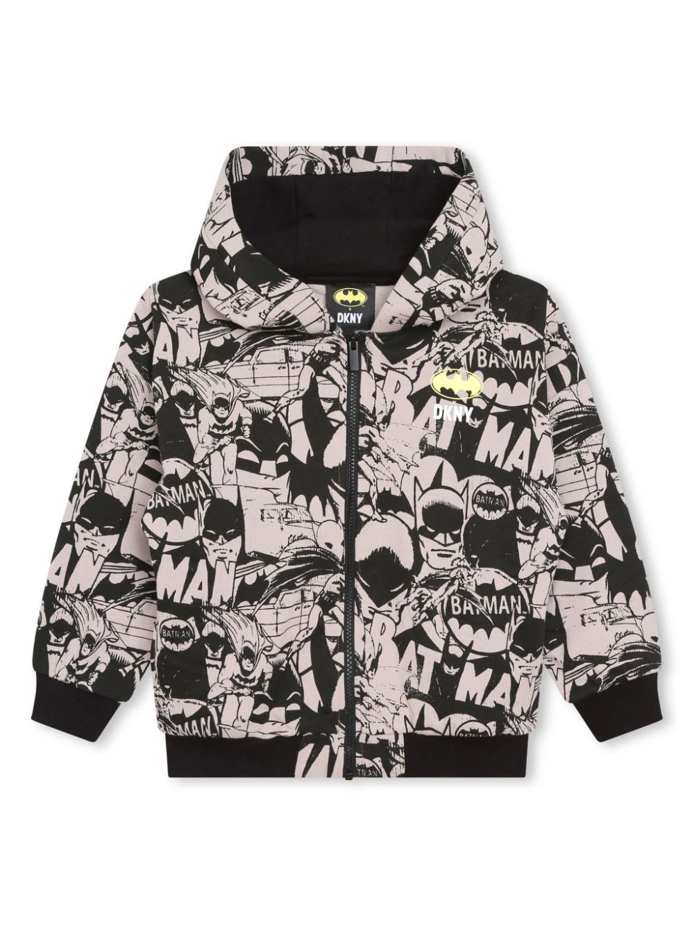 Dkny Kids x Batman Kapuzenjacke mit Print - Schwarz von Dkny Kids