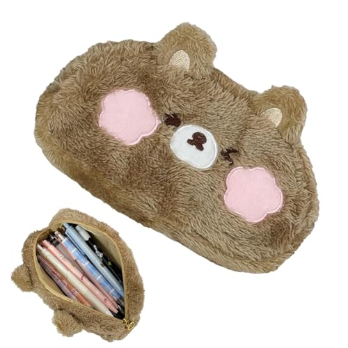 Dmuzsoih Federmäppchen mit niedlichem Bär, Cartoon-Stifttasche, großes Federmäppchen, niedlicher Bären-Bleistiftbeutel, Schule, College, Schreibwarenbox für Studenten, Refer to Description, Dmuzsoih Federmäppchen mit niedlichem Bär, Cartoon-Stifttasche, großes Federmäppchen, niedlicher Bären-Bleistiftbeutel, Schule, College, Schreibwarenbox für Studenten, Refer to Description, von Dmuzsoih