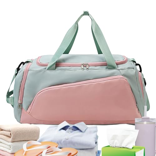 Dmuzsoih Sporttasche | Trainingsbeutel Für Reisen | Wasserdichter Reiserucksack Für Yoga Basketball Fußball Schwimmen Studenten Reisen von Dmuzsoih