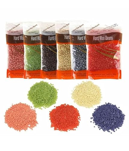 Hartwachsbohnen zur Haarentfernung, 100 g (Aloe Vera 3 Stück) Körper-, Gesichtshaarentfernungswachsperlen für Damen und Herren von Dnaaz