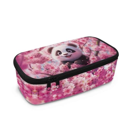Dngkaoje Großes Federmäppchen für Mädchen und Jungen, ästhetisches Federmäppchen, Organizer mit Reißverschluss, niedliches Federmäppchen für die Schule, Kirschblüten-Panda, L10.2xW4.5xH3.2 inches Dngkaoje Großes Federmäppchen für Mädchen und Jungen, ästhetisches Federmäppchen, Organizer mit Reißverschluss, niedliches Federmäppchen für die Schule, Kirschblüten-Panda, L10.2xW4.5xH3.2 inches von Dngkaoje