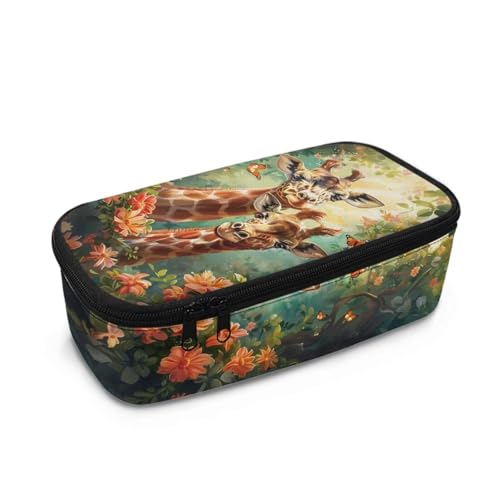 Dngkaoje Großes Federmäppchen für Mädchen und Jungen, ästhetisches Federmäppchen, Organizer mit Reißverschluss, niedliches Federmäppchen für die Schule, Niedliche Giraffe, L10.2xW4.5xH3.2 inches Dngkaoje Großes Federmäppchen für Mädchen und Jungen, ästhetisches Federmäppchen, Organizer mit Reißverschluss, niedliches Federmäppchen für die Schule, Niedliche Giraffe, L10.2xW4.5xH3.2 inches von Dngkaoje