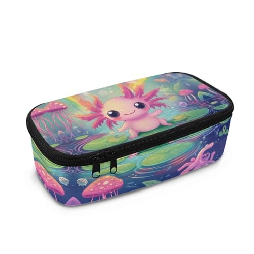 Dngkaoje Großes Federmäppchen für Mädchen und Jungen, ästhetisches Federmäppchen, Organizer mit Reißverschluss, niedliches Federmäppchen für die Schule, Teichsalamander, L10.2xW4.5xH3.2 inches Dngkaoje Großes Federmäppchen für Mädchen und Jungen, ästhetisches Federmäppchen, Organizer mit Reißverschluss, niedliches Federmäppchen für die Schule, Teichsalamander, L10.2xW4.5xH3.2 inches von Dngkaoje