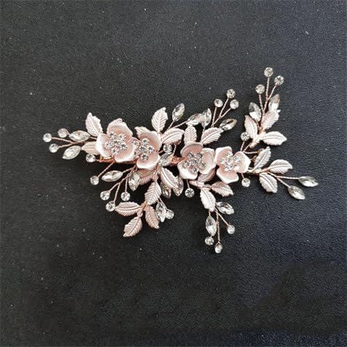 Damen Strass Blume Blatt Hochzeit Haarspange Haarspange Braut Kopfschmuck Haarschmuck A Damen Strass Blume Blatt Hochzeit Haarspange Haarspange Braut Kopfschmuck Haarschmuck A von Dninmim