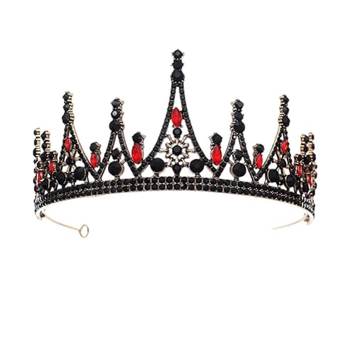 Damen Vintage Strass Tiaras und Kronen Abschlussball Braut Braut Hochzeit Haarschmuck Schmuck, Strass von Dninmim