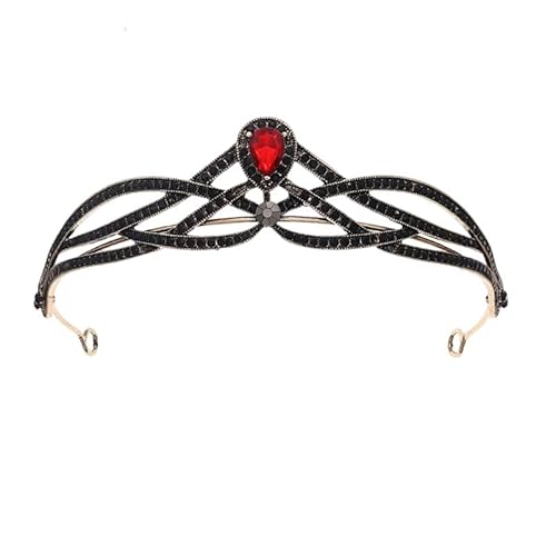 Dninmim Damen Braut Hochzeit Krone Strass Tiara Haarbänder Kopfschmuck Zubehör 1 von Dninmim