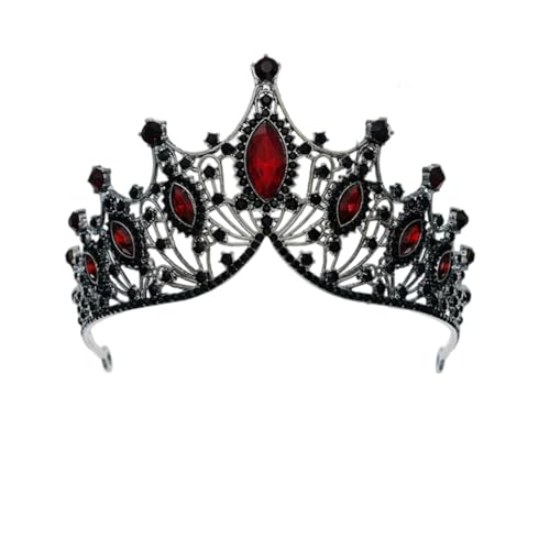 Dninmim Damen Braut Hochzeit Krone Strass Tiara Haarbänder Kopfschmuck Zubehör 4 von Dninmim