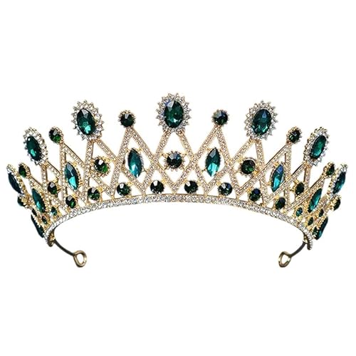 Dninmim Damen Hochzeit Braut Strass Tiaras Krone Party Prinzessin Kopfschmuck Haarschmuck 11 von Dninmim