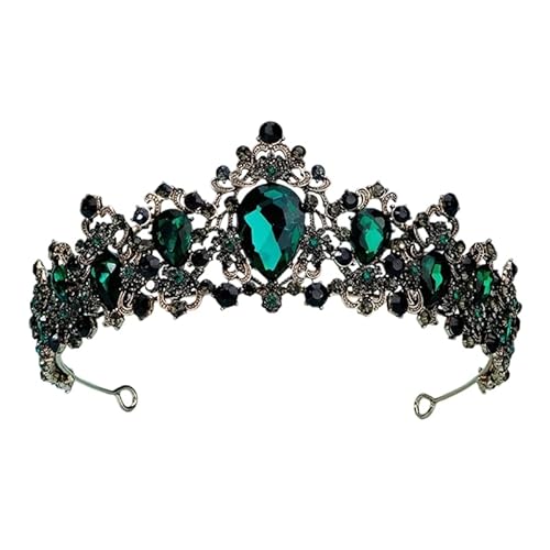 Dninmim Damen Hochzeit Braut Strass Tiaras Krone Party Prinzessin Kopfschmuck Haarschmuck 6 von Dninmim