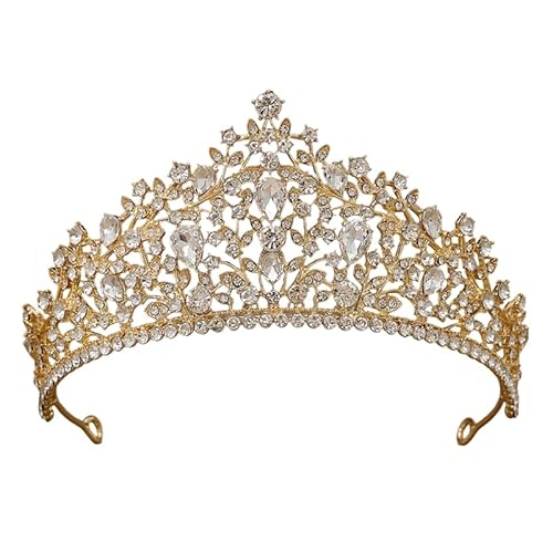 Dninmim Damen Strass Braut Diademe Krone Abschlussball Geburtstag Party Haarschmuck 5 von Dninmim