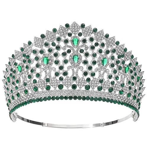 Dninmim Damen-Tiaras für Braut, Kopfschmuck, Prinzessin, Hochzeit, Krone, Haarschmuck, Braut-Kopfbedeckung, En8 von Dninmim