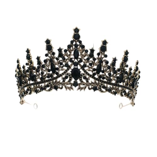 Dninmim Damen Vintage Strass Krone und Tiara Hochzeit Haarschmuck Kopfschmuck 15 von Dninmim