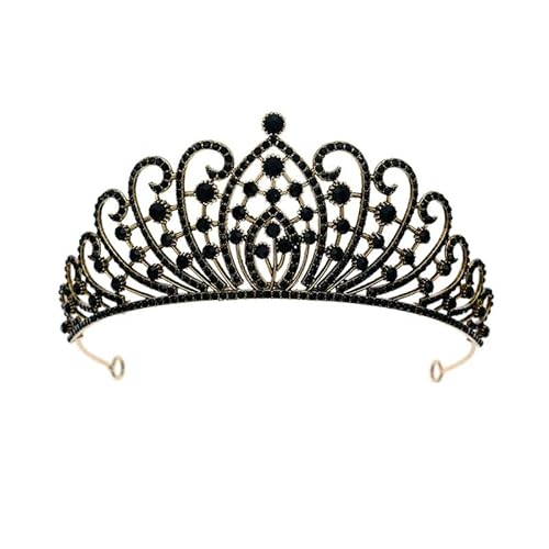Dninmim Damen Vintage Strass Krone und Tiara Hochzeit Haarschmuck Kopfschmuck 3 von Dninmim