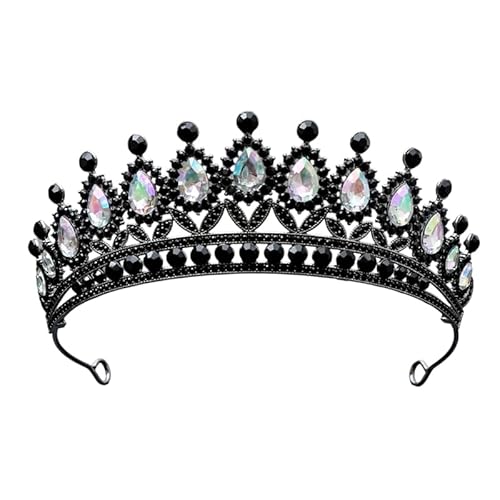 Dninmim Damen Vintage Strass Tiaras Kronen Abschlussball Tiara Braut Hochzeit Haarschmuck Schmuck 4 von Dninmim