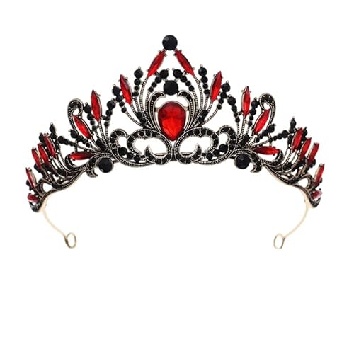 Dninmim Damen Vintage Strass Tiaras und Kronen Abschlussball Braut Braut Hochzeit Haarschmuck Schmuck 10 von Dninmim