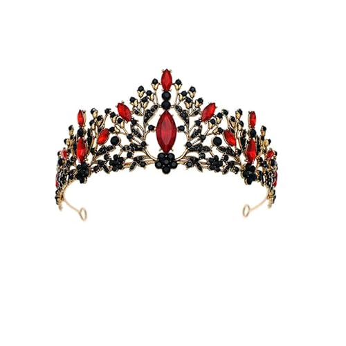 Dninmim Damen Vintage Strass Tiaras und Kronen Abschlussball Braut Braut Hochzeit Haarschmuck Schmuck 7 von Dninmim