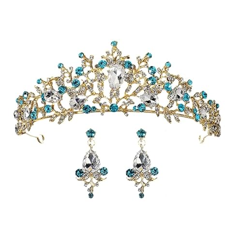 Dninmim Diademe und Kronen für Damen, goldfarben, Brautschmuck, Strass, Brautschmuck, 20 Diademe von Dninmim