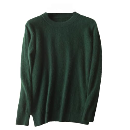 Dninmim Herren Kaschmir Pullover O-Neck Pullover Strickpullover Winter Langarm Pullover, Dunkel En8, Medium von Dninmim