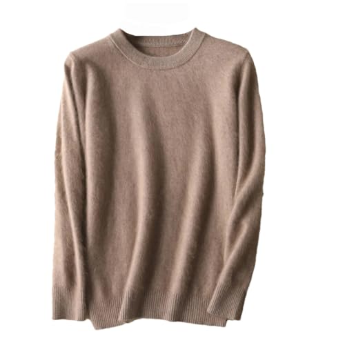 Dninmim Herren Kaschmir Pullover O-Neck Pullover Strickpullover Winter Langarm Pullover, Khaki9, XX-Large von Dninmim