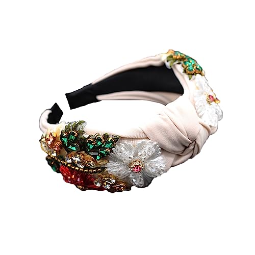 Frauen Strass Tuch Blume Stirnband Für Abschlussball Hochzeit Zubehör 3 von Dninmim